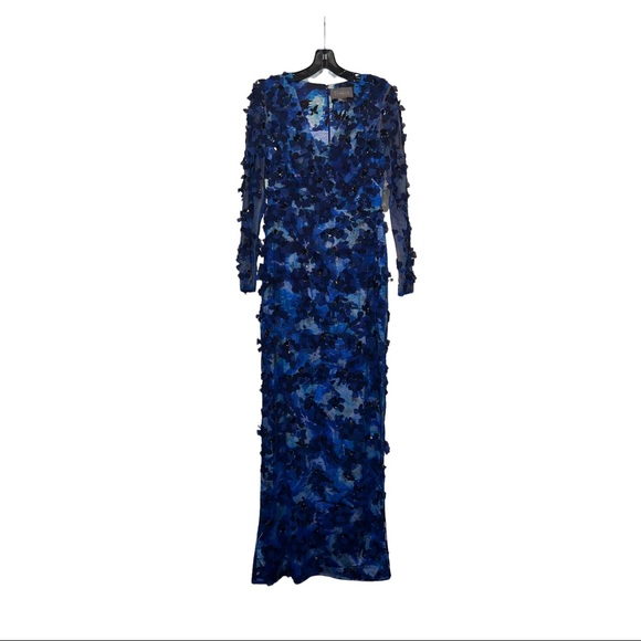 Theia Dresses & Skirts - Theia Cornelia Printed Petal Gown size 6